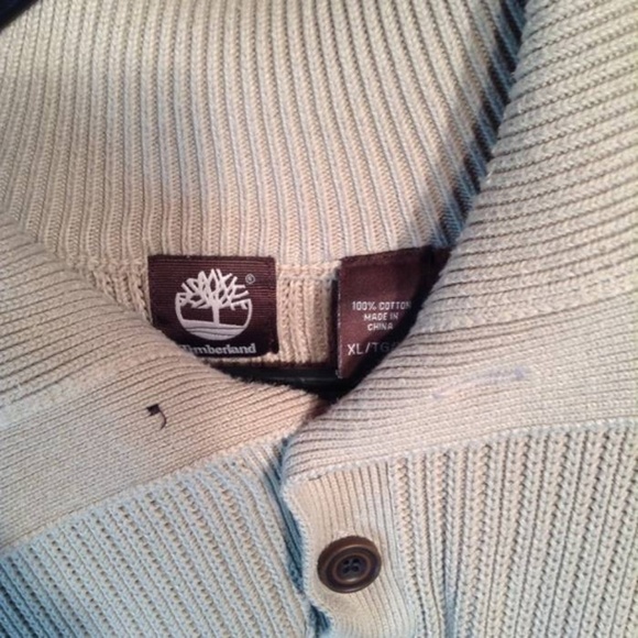Fresh Timberland Sweater with Quarter Button - Picture 2 of 2